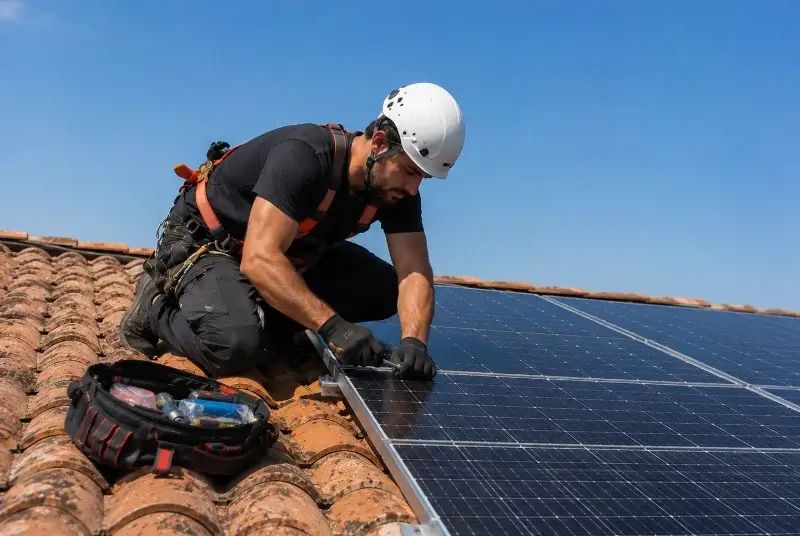 Maintenance et monitoring de panneaux solaires à Montagny