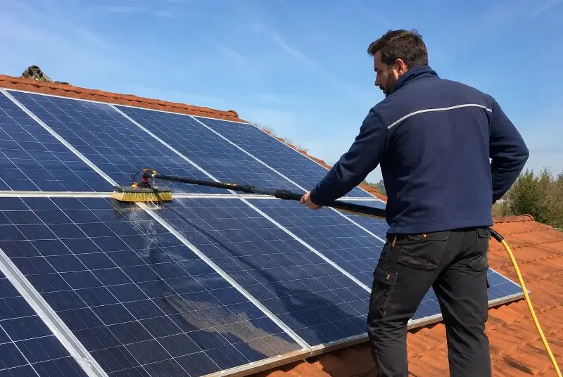 Nettoyage et entretien de panneaux solaires à Montagny